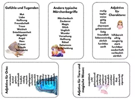 Vorschau - Merkblätter - Märchenwortschatz- Wörterfächer - Seite 2