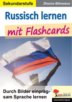 Vorschau - Arbeitsblätter - Russisch lernen mit Flashcards – Durch Bilder einprägsam Sprache lernen | Russisch, Sekundarstufe I+II, Klasse 5–13 | Grundwortschatz, Vokabeln, visuelles Lernen, Freiarbeit, Kopiervorlagen - Deckblatt
