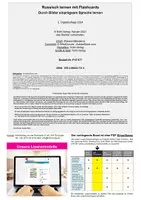 Vorschau - Arbeitsblätter - Russisch lernen mit Flashcards – Durch Bilder einprägsam Sprache lernen | Russisch, Sekundarstufe I+II, Klasse 5–13 | Grundwortschatz, Vokabeln, visuelles Lernen, Freiarbeit, Kopiervorlagen - Seite 1