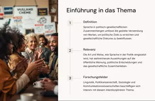 Vorschau - Arbeitsblätter - Materialpaket: Politische Kommunikation - Sprache in politisch-gesellschaftlichen Verwendungszusammenhängen - Präsentationen - Seite 2