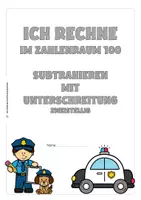 Vorschau - Arbeitsblätter - Zweistellige Subtraktion mit Übergang - ZR 100 - Übungsmaterial, Arbeitsblätter - Seite 2