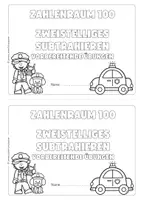 Vorschau - Arbeitsblätter - Zweistellige Subtraktion mit Übergang - ZR 100 – A5-Übungsheft - Seite 3