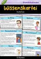 Vorschau - Bildkarten - Wissenskartei - Autismus - Deckblatt