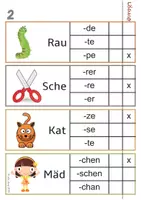Vorschau - Bildkarten - 30 Klammerkarten, Welche Schreibweise ist richtig? - Seite 2