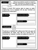 Aperçu - Feuilles d'exercices - Petits problèmes à Floconville CE1 - Page 2