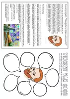 Vorschau - Arbeitsblätter - Neujahrs Kunstprojekt nach Van Goghs “Sternennacht” - Kunst im Winter - Seite 3