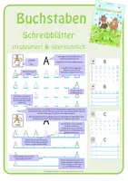 Vorschau - Arbeitsblätter - Buchstaben Schreibblätter (Druckschrift) - Deckblatt