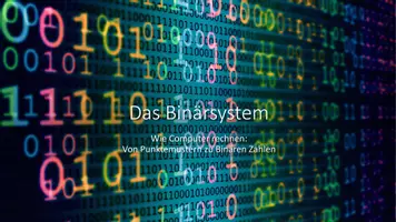 Vorschau - Stundenentwürfe - Einführung Binärzahlen mit Punktemustern - Deckblatt