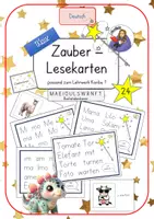 Vorschau - Stationenlernen - Zauberlesen zum Lehrwerk Karibu 1, 1.Klasse, Erstlesen - Deckblatt