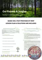 Vorschau - Stundenentwürfe - Reading Comprehension: Forests & Jungles (B1+/B2 Level) - Deckblatt