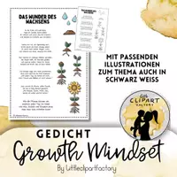Vorschau - Mal- und Bastelvorlagen - Growth Mindset - Materialsammlung inkl. Cliparts - Seite 2