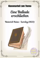 Vorschau - Klassenarbeiten - DEUTSCH - Klassenarbeit BALLADEN (Inhaltsangabe) - Deckblatt