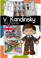 anteprima - Esercizi - Wassily Kandinsky: Visual Arts Activities on Abstract Art. English - Pagina di copertina