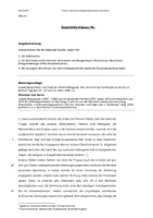Vorschau - Klassenarbeiten - Geschichte-Klausur: Weimarer Republik (mit EHZ) - Deckblatt