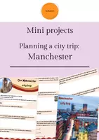 Vorschau - Arbeitsblätter - Mini projects - City trip: Manchester - Deckblatt