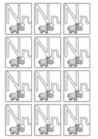 Vorschau - Arbeitsblätter - Buchstabeneinführung Nn - Seite 2