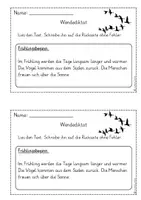 Vorschau - Arbeitsblätter - Wendediktate Klasse 2 Frühling - Seite 3