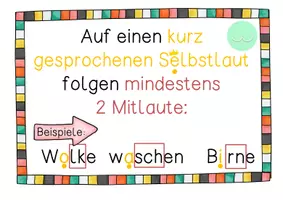 Vorschau - Poster - Aushang doppelter Mitlaut - Seite 1