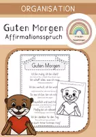 Vorschau - Anderer Materialtyp - Guten Morgen - Affirmationsspruch - Deckblatt