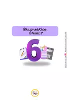 Vista previa - Hojas de trabajo - Diagnóstico Matemática 6° - Portada