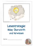 Vorschau - Arbeitsblätter - Lesestrategien nach BISS: Bilder, Überschrift, Vorwissen nutzen - Seite 1