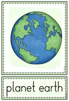 Vorschau - Bildkarten - Picture + Word Cards/ Flashcards "Nature and Environment" - Seite 1