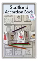 Vorschau - Arbeitsblätter - Scotland - Accordion Book (Laporello) - Deckblatt