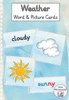 Vorschau - Fördermaterial/Inklusion - Weather - Bild- und Wortkarten - Grundschule - Deckblatt