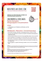 Vorschau - Arbeitsblätter - 1x1 Kernaufgaben trainieren: ZAHLENRÄDER & CROSS-MATH - Seite 1