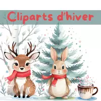 Aperçu - Cliparts/Visuels - Cliparts animaux hiver - Page 2