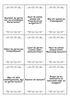 Vorschau - Arbeitsblätter - Sprechanlässe Hobbys/Hobbies - DaZ/DaF, Deutsch (Redespiel) - Seite 3