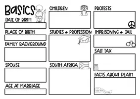 Vorschau - Arbeitsblätter - *** Flyer *** Mahatma Gandhi *** #HOMESCHOOLING - Seite 3
