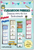 Vorschau - Poster - Classroom Phrases Niederländisch - Zinnen voor de les Nederlands - Deckblatt