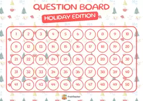 Vorschau - Spiele - Winter Holiday Question Board #BackToSchool - Seite 1