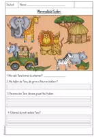 Vorschau - Arbeitsblätter - Wimmelbild Safari inklusive ABs - Seite 3