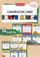 Vorschau - Spiele - South Africa | Conversation Cards | Sprechen | Speaking Prompts - Deckblatt