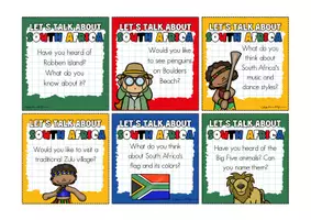 Vorschau - Spiele - South Africa | Conversation Cards | Sprechen | Speaking Prompts - Seite 3