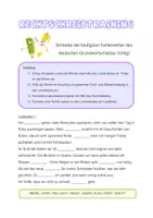 Vorschau - Arbeitsblätter - Rechtschreibtraining _ die häufigsten Fehlerwörter in der deutschen Sprache - Deckblatt