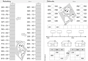 Vorschau - Stationenlernen - Zahlenraum 1000 Klasse 3 | Wochenheft 1 Mathematik - Seite 3