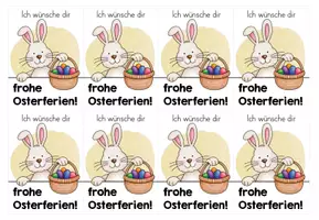 Vorschau - Anderer Materialtyp - Osterferien Grußkarte für deine Klasse - Seite 2