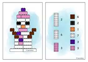 Aperçu - Jeux - ⛄Bonhomme de neige ⛄ 5x atelier hiver ⛄ Lego® - Page 2