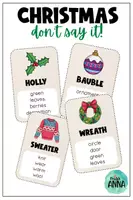 Vorschau - Spiele - Christmas DON'T SAY IT! - Deckblatt
