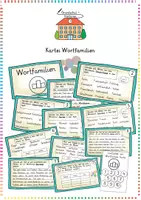 Vorschau - Fördermaterial/Inklusion - Wortfamilien & Wortstamm: Kartei - Deutsch - Kl. 3/4 (Rechtschreibung) - Deckblatt