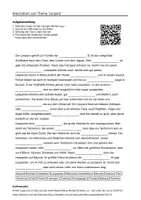 Vorschau - Arbeitsblätter - Arbeitsblätter zum Thema "Leopard" + Lösung & MP3 + Mindmap + Infografik - Deckblatt
