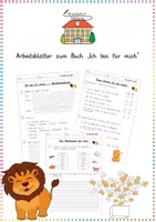 Vorschau - Arbeitsblätter - Klassensprecherwahl anhand der Lektüre "Ich bin für mich": Arbeitsblätter (Demokratie) - Deutsch / Sachunterricht - Kl. 2/3 - Deckblatt