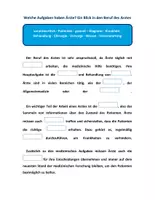 Vorschau - Arbeitsblätter - Lückentext: Ein_Blick_in_den_Beruf_des_Arztes - Seite 1