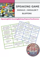 Vorschau - Spiele - Speaking Game: should / shouldn't - giving advice (More!2 Unit 3) - Deckblatt