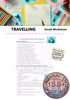 Vorschau - Arbeitsblätter - Travelling: Vocabulary Exercises (More!3 Unit 3) - Deckblatt