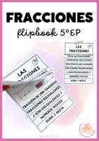 förhandsvisning - Flipbook fracciones 5º - matematik på spanska - bråk - försättsblad