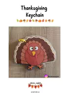 Vista previa - Manualidades / Dibujos para colorear - Thanksgiving Keychain - Portada